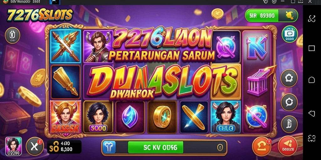 Tampilan gameplay fighting seru dan mendebarkan di 7276SLOTS.