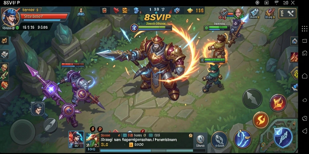Screenshot 8SVIP menampilkan gameplay strategis yang mendalam.