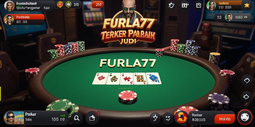 Tampilan gameplay seru dalam FURLA77 dengan variasi Poker.