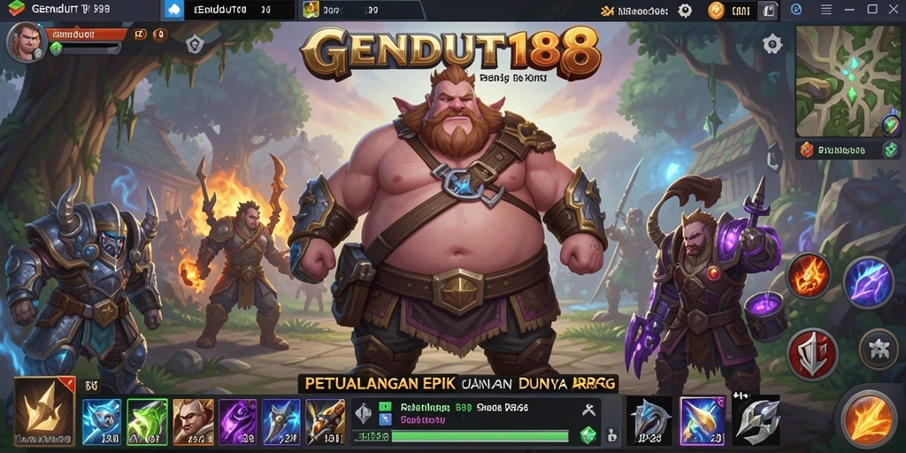 Gameplay mendebarkan di dunia ARPG GENDUT188.