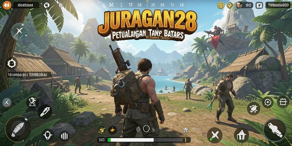 Gameplay seru di dunia terbuka JURAGAN28 yang menakjubkan.