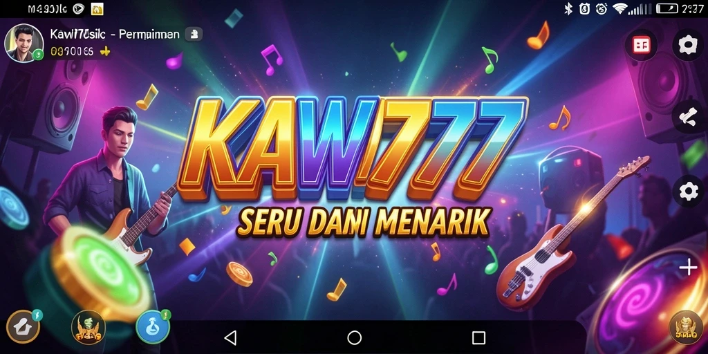 Tangkapan layar gameplay KAWI777 yang penuh warna dan menarik.