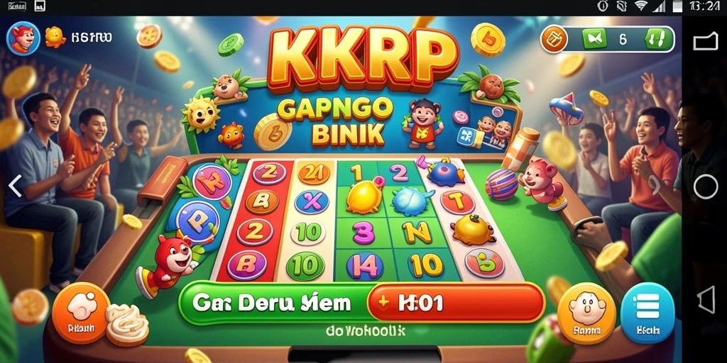 Tangkapan layar KKRP menunjukkan aksi seru saat bermain Bingo.