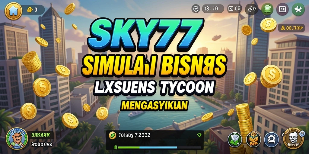 Tangkapan layar gameplay <strong>SKY77</strong> menunjukkan keseruan dalam membangun bisnis Tycoon.